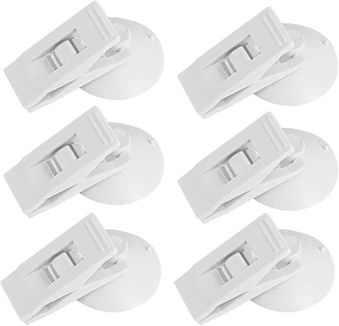 Multi Purpose Suction Cup Clips, Car Sunshade Cloth Fixing Clip, Refrigerator by TOGRAND