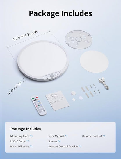 Combuh Rechargeable Battery Operated Ceiling Light - Image 8