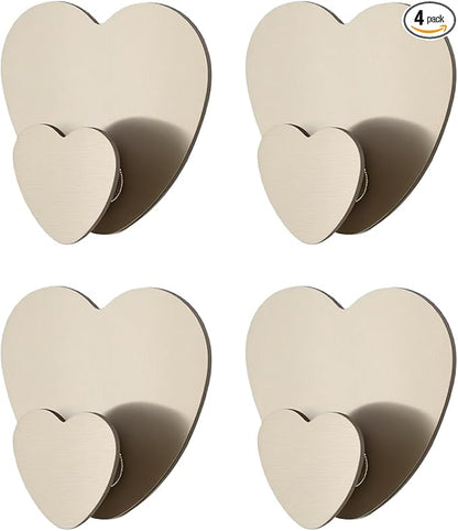 Heart Hooks Multipurpose Hooks 4 Coat Hooks by Phtynex