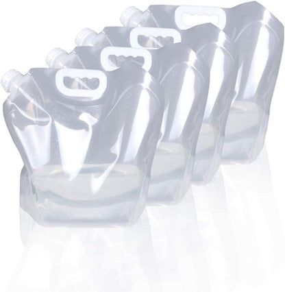 Soddeph Collapsible Water Container Bag, BPA Free Food Grade Clear Plastic by Soddeph