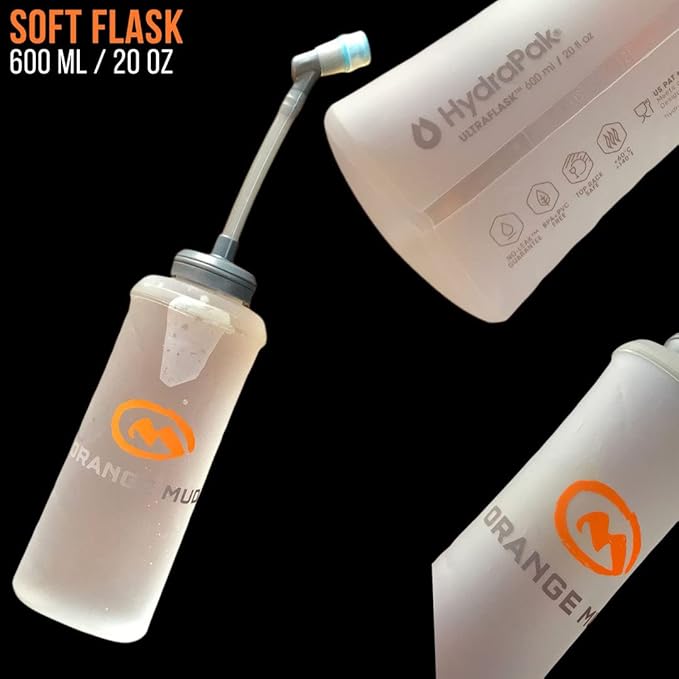 Orange Mud 600ml Soft Flask - Image 5