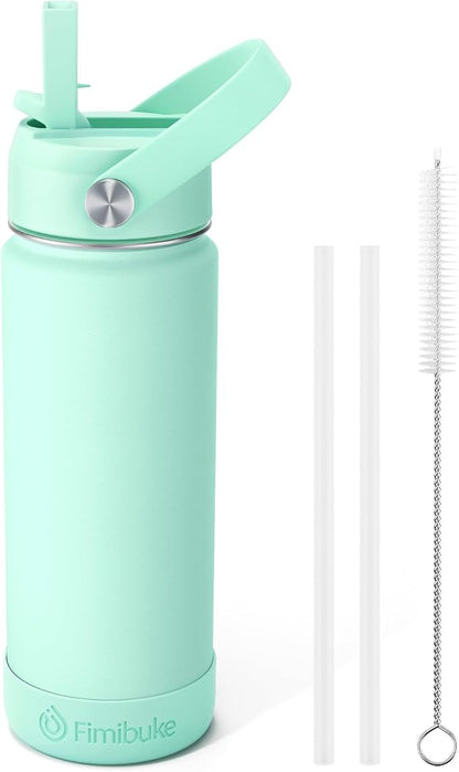 Fimibuke Kids Insulated Water Bottle, 18oz BPA FREE 18/8 Stainless Steel Kids by Fimibuke