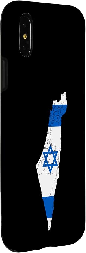 Israel National Flag Distressed Map Case - Image 3
