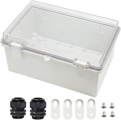 Zulkit Junction Box ABS Plastic Dustproof Waterproof IP65 Electrical Boxes by Zulkit