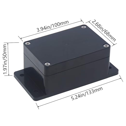 2Packs Junction Box IP65 Waterproof ABS Plastic Electrical Project Case Power - Image 2