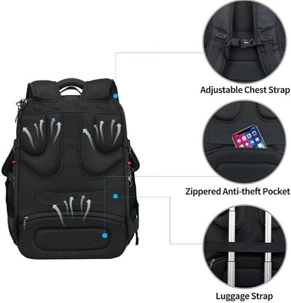 KROSER Travel Laptop Backpack 17.3 Inch XL Computer Backpack - Image 5