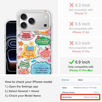 MOSNOVO for iPhone 17 Pro Max Case, Shockproof Military-Grade Protection 6.6ft - Image 2