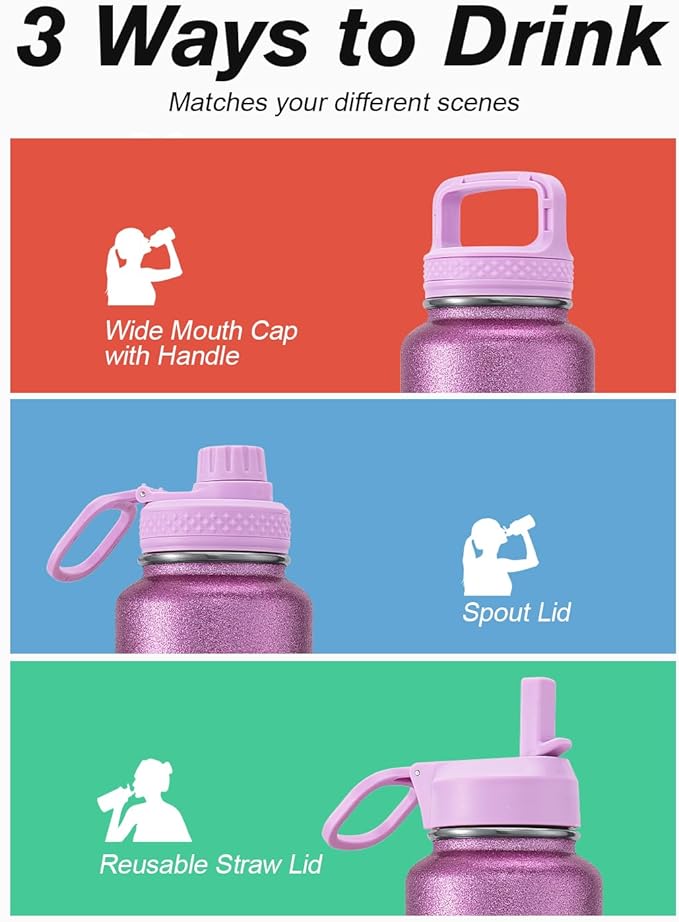 Coolflask Water Bottle 24 oz Insulated - Image 5