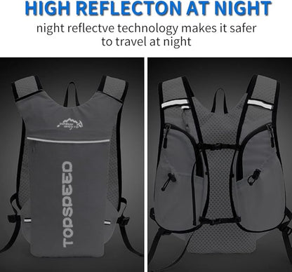 INOXTO Running Hydration Vest Backpack, Lightweight Insulated Pack - Image 5