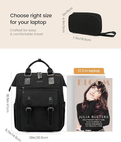 LOVEVOOK Laptop Backpack for Women Work Travel Commuter Backpack Business - Image 7