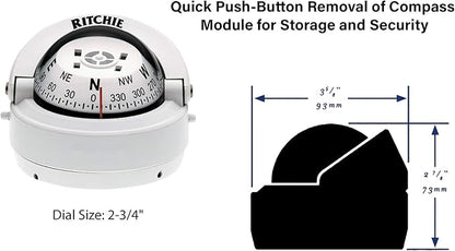 'Compass, Surface Mount, 2.75'' Dial - Image 2