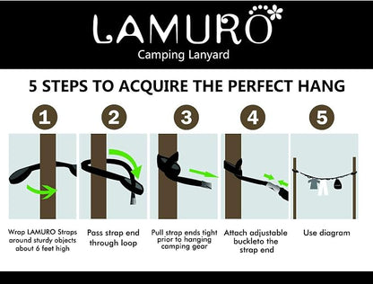 Campsite Storage Strap with 19 Separated Loops - Image 6