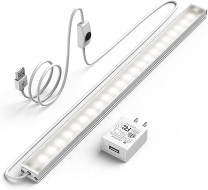 ASOKO Under Cabinet Led Lighting, 12 Inch Light Strip Bar, Daylight White 5000K by ASOKO