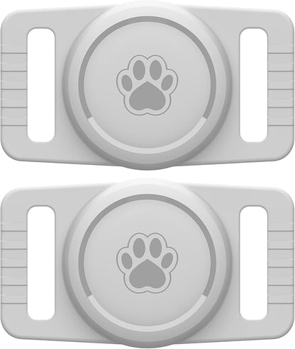 GOCII for Airtag Dog Collar Holder 2 Pack, Waterproof Dog Collar Holder for by GOCII