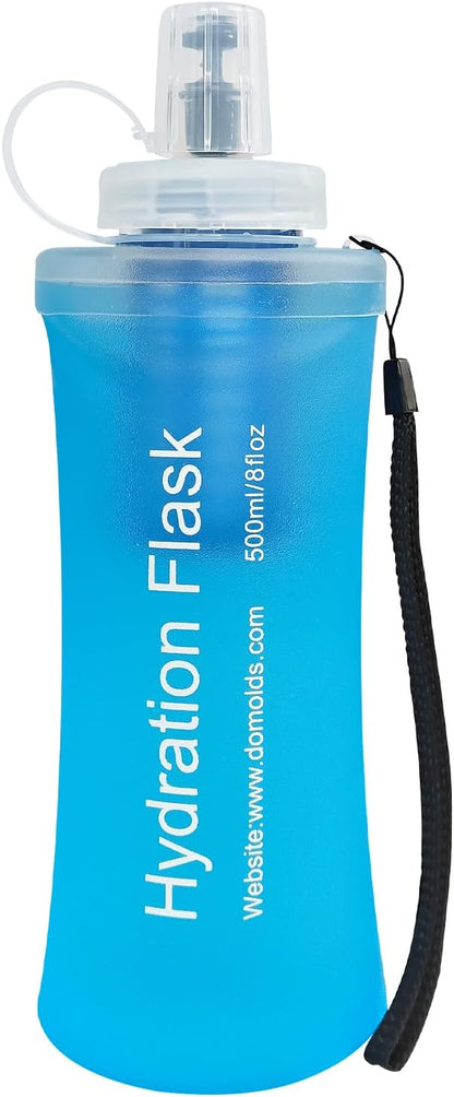 GUYI 500ml Collapsible Water Filter Bottle, Removes Impurities, BPA Free by GUYI