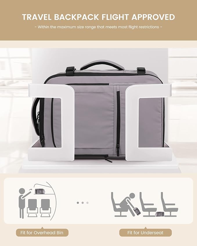 LOVEVOOK Travel Backpack for Women & Men, 40L Large Carry On Backpack Airline - Image 5