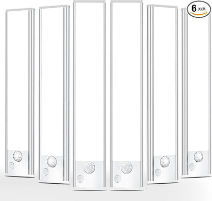 Under Cabinet Motion Sensor Lighting: 8 Inch Dimmable Rechargeable Lights Indoor by Vozuji