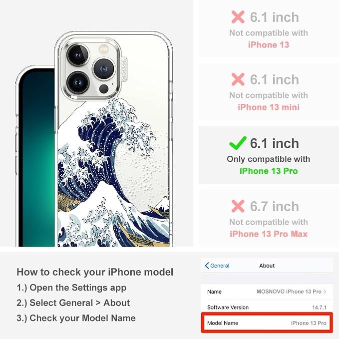 MOSNOVO Case for iPhone 13 Pro - Image 2