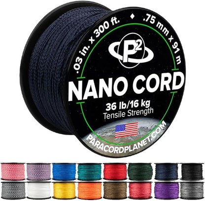 Paracord Planet Nano Cord –Lightweight Nylon Nano Paracord – Great by ParacordPlanet