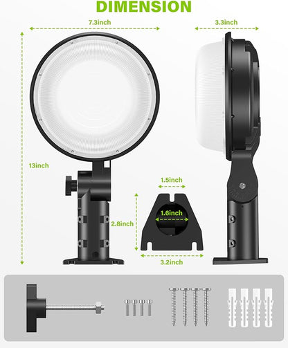 LED Barn Light 150W, Yard Area Light Dusk to Dawn Outdoor Lighting - Image 4