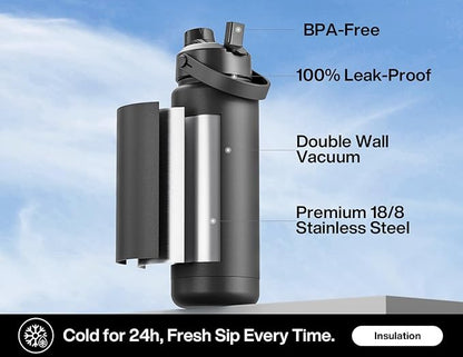 POWCAN 32 oz Insulated Water Bottle - Image 3