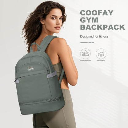 coofay Gym Backpack For Women Men Dance Sports Backpack - Image 3