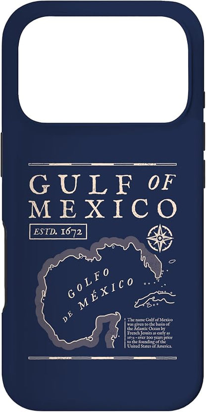 Gulf of Mexico 1672 Historic Map Case by Unknown