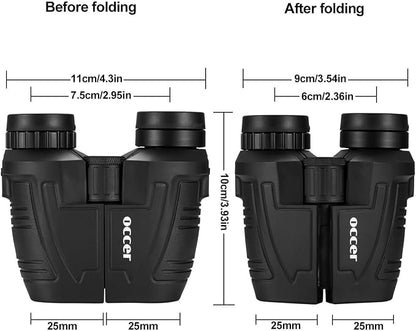 Occer 12x25 Compact Binoculars for Adults and Kids, Large Eyepiece Waterproof - Image 8