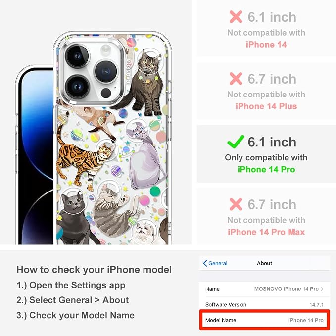 MOSNOVO Case for iPhone 14 Pro - Image 2