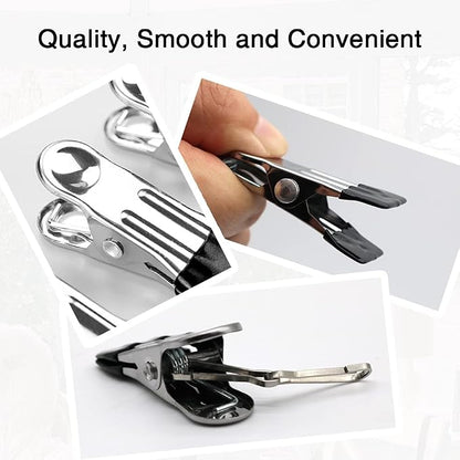 30PCS Small Clothes Pin with Hook - Image 4