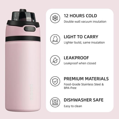 BJPKPK 17oz Insulated Water Bottle - Image 3