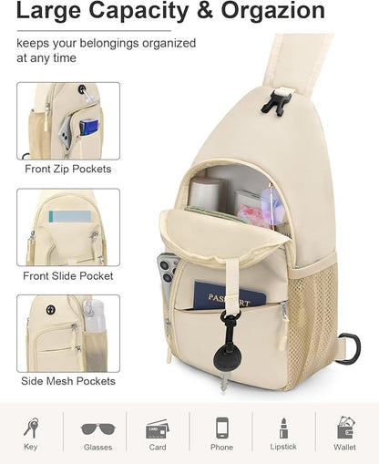Pritent Crossbody Bags for Women Man Waterproof Sling Bag Backpack Trendy - Image 3