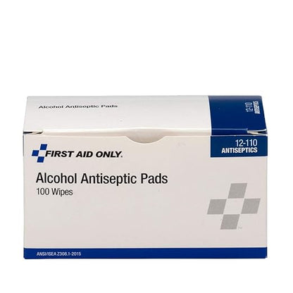 First Aid Only 12-110 Alcohol Wipes, Individually Wrapped, 100 Per Box - Image 2