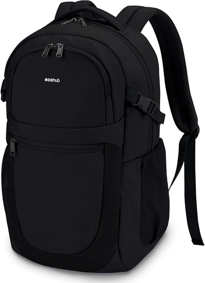 ECOHUB Travel Backpack for Men Women, 17.3 inch Suspended Laptop Backpack by ECOHUB