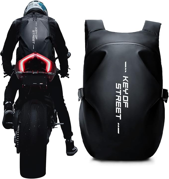 Motorcycle Backpack, waterproof helmet backpack by WEPLAN