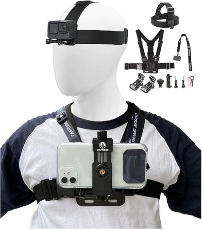 Phone Chest Mount Head Strap Accessories by WLPREOE