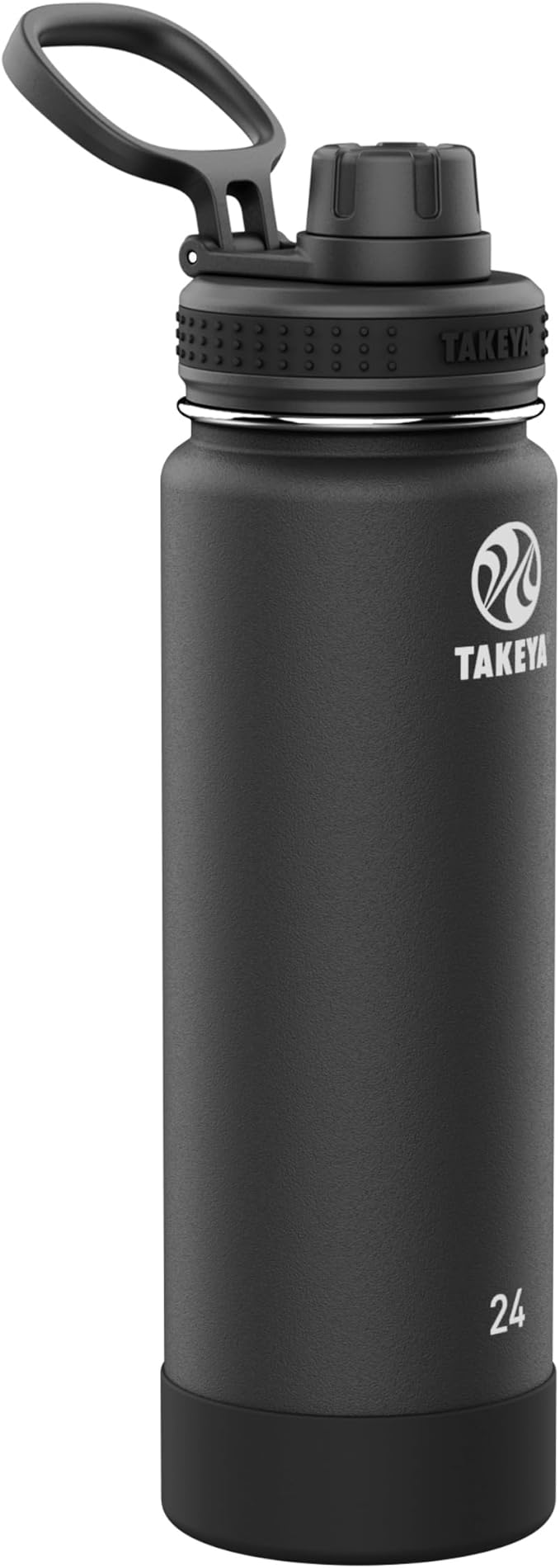 Takeya Actives Stainless Steel Water Bottle, Insulated Spout Lid, Keeps Drinks by Takeya