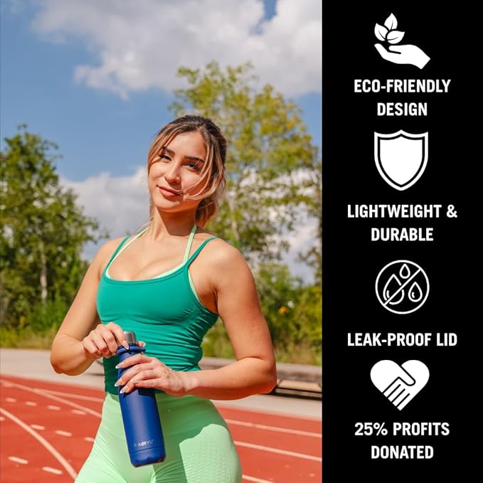 Triple-Walled Insulated Stainless Steel Water Bottle - Image 3