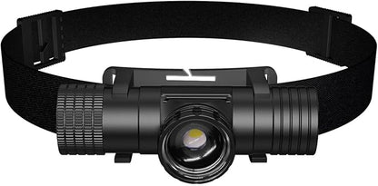 Headlamp Rechargeable, Super Bright Zoomable Headlamps, IPX6 Waterproof by Unknown