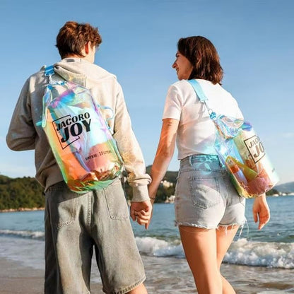 10L Dry Bag Iridescent TPU Waterproof Beach Bag - Image 3