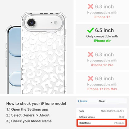 MOSNOVO for iPhone Air Case | Military Grade 6.6ft Drop Tested | Camera Control - Image 2