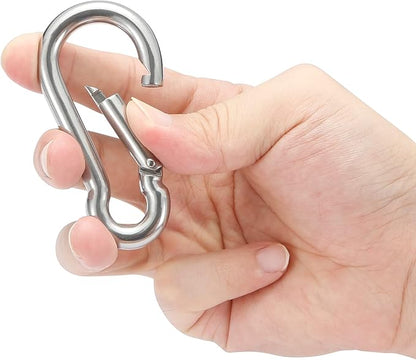 sprookber Stainless Steel Spring Snap Hook Carabiner - Image 4