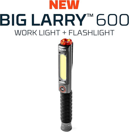 NEBO Big Larry 3 Work Light | USB-C Rechargeable, 600 Lumens, 7 Light Modes - Image 7