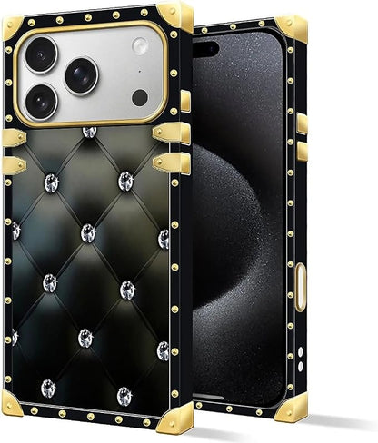 for iPhone 17 Pro Case Luxury Golden Decoration - Image 2