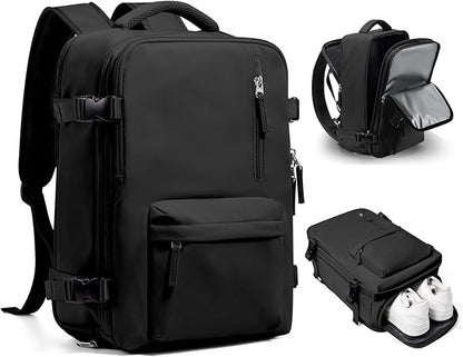 WONHOX Large Travel Backpack Carry on Flight Approved Laptop Work Business by WONHOX