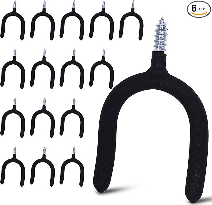 16 Pack Garage Storage System Steel U Hooks by LianRippleLian