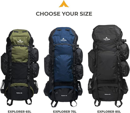 Teton 75L Explorer Internal Frame Backpack - Image 6