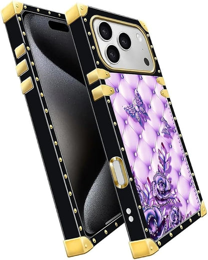 for iPhone 17 Pro Case Luxury Golden Decoration - Image 3