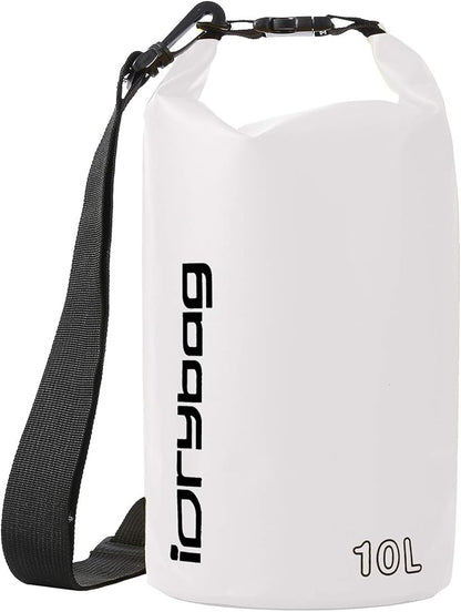 IDRYBAG Dry Bag for Kayaking Waterproof 2L/5L/10L/15L/20L, Small Dry Sack by iDrybag+