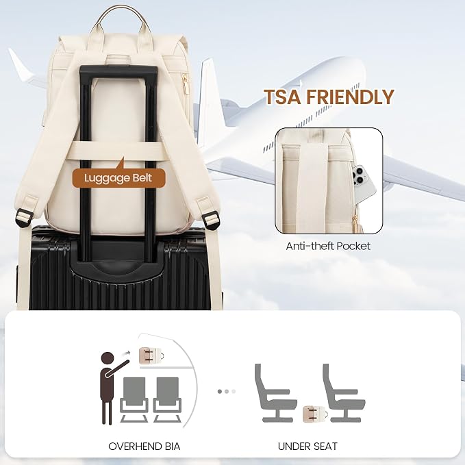LOVEVOOK Travel Laptop Backpack Purse - Image 3